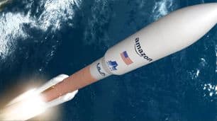 Amazon lanzó satélites de internet de la red Kuiper con el cohete Atlas V para competir con Starlink