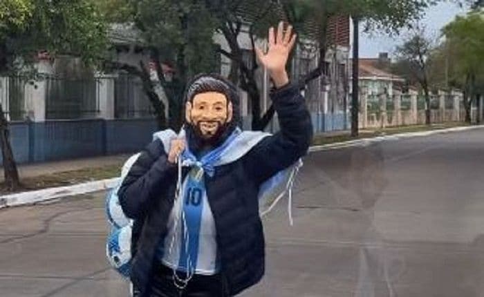 Viral en redes: la diputada libertaria Virginia Gallardo se disfrazó de Messi y estallaron las críticas